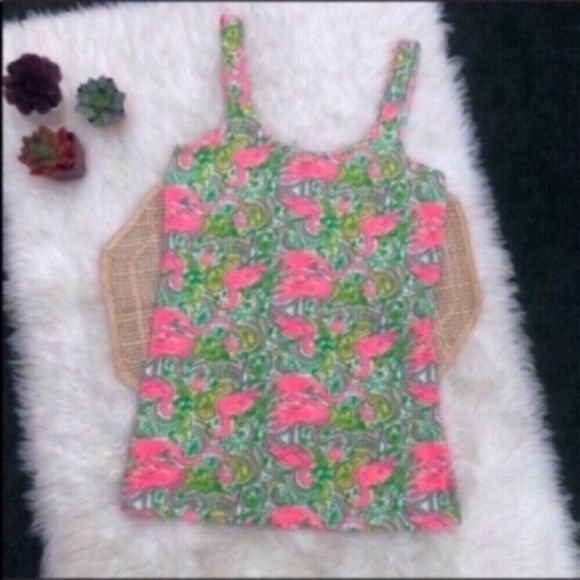 Lilly Pulitzer Hot Wings Tabbie Tank Top - Picture 2 of 11